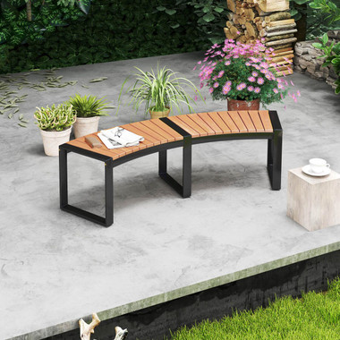 Curved 2-Person Patio Bench  product image