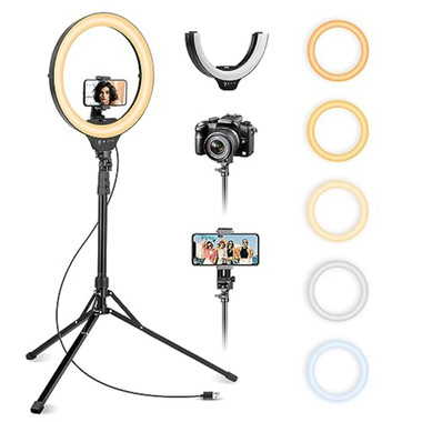 14'' Selfie Ring Light with 62'' Tripod Stand and Phone Holder product image