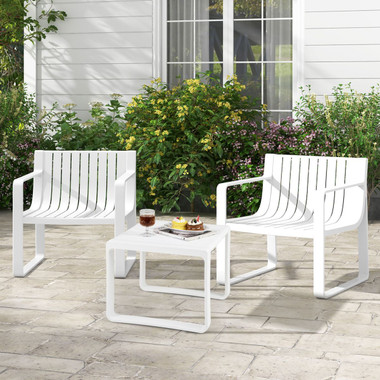 Plastic Outdoor Patio Armchairs (Set of 2 or 4) product image