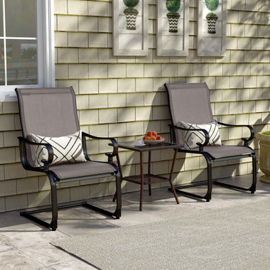 Outdoor C-Spring Motion Rocking Chairs (Set of 2) product image