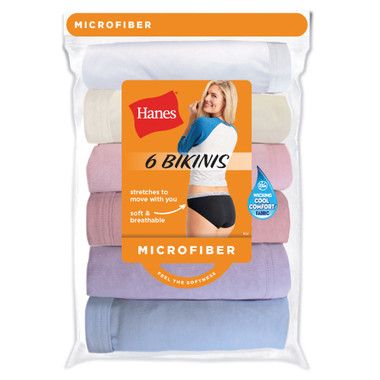 Hanes® Women's Microfiber Bikinis (12-Pack) product image
