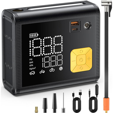 Tire Inflator Portable Air Compressor - 20,000mAh, 150PSI product image