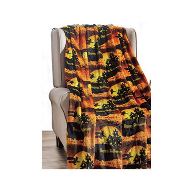 Noble House Microplush Halloween Throw Blanket product image
