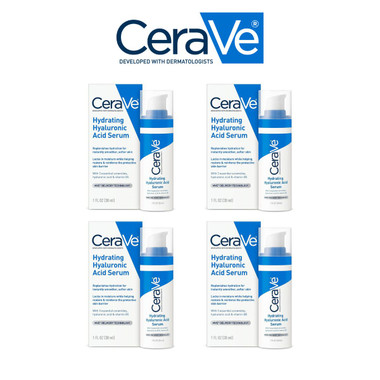 CeraVe Hyaluronic Acid Serum for Face (4-Pack) product image