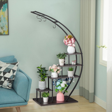 5-Layer Half Circle Flower Stand product image