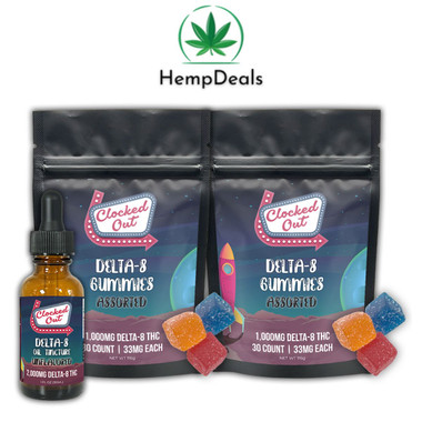 Clocked Out™ CBD and Hemp Edibles Bundle  product image