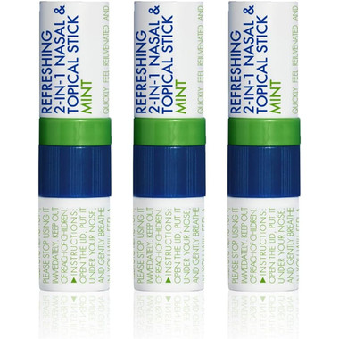 2-in-1 Natural Menthol Inhalers (3-Pack) product image