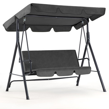 3-Seat Glider Outdoor Patio Swing with Canopy product image