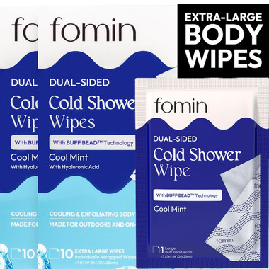 Travel Cold Shower Wipes (20-Pack) product image
