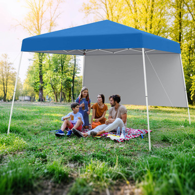 10 x 10-Foot Pop up Canopy with Sidewall and Portable Backpack product image