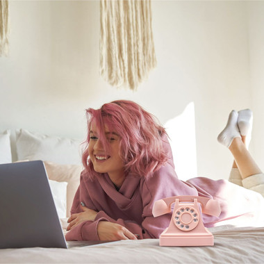 Retro Style Wireless Handset Rotary Dial Phone with HD Audio product image Retro Style Wireless Handset Rotary Dial Phone with HD Audio product image