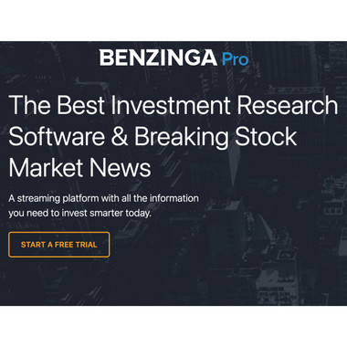 Financial News and Research Platform product image Financial News and Research Platform product image