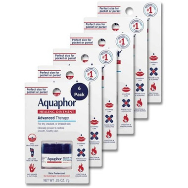 Aquaphor Healing Ointment Advanced Therapy Skin Protectant 0.25 oz (Pack of 6) product image Aquaphor Healing Ointment Advanced Therapy Skin Protectant 0.25 oz (Pack of 6) product image