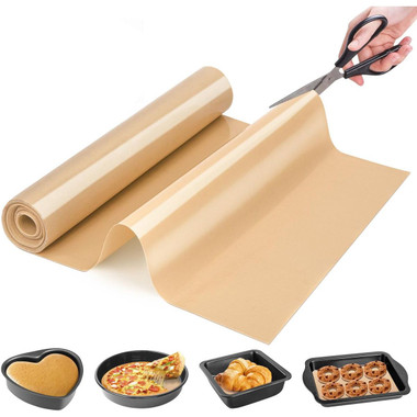 Non-Stick Silicone Baking Mat Roll Heat Resistant Pastry Dough Counter Protector 30×244cm With Non Slip Surface And Oven Safe Design product image