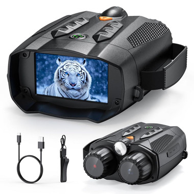 4K Infrared Digital Binoculars 800M Range Telescope Camera 10 X Digital Zoom Infrared Night Vision Goggles 3inch Screen for Saving Camping Photo product image