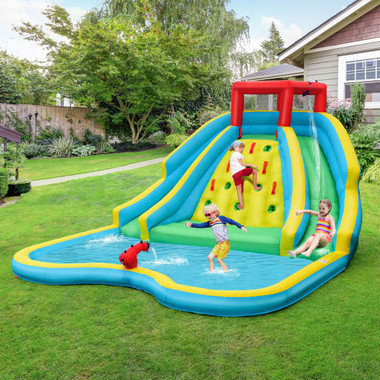 Inflatable Mighty Water Slide with Climbing Wall  product image Inflatable Mighty Water Slide with Climbing Wall  product image