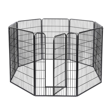 Heavy-Duty 8-Panel 47" Pet Kennel with Door product image Heavy-Duty 8-Panel 47" Pet Kennel with Door product image
