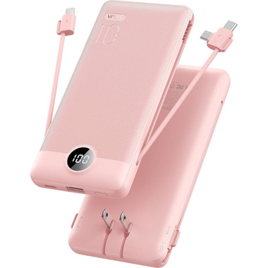 10000mAh Power Bank with Built-in Cables and AC Wall Plug product image 10000mAh Power Bank with Built-in Cables and AC Wall Plug product image