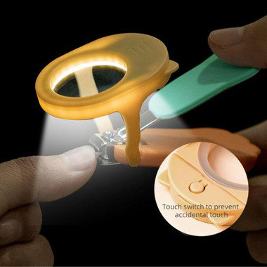 Nail Clippers with Magnifier and LED Light (3- or 5-Pack) product image