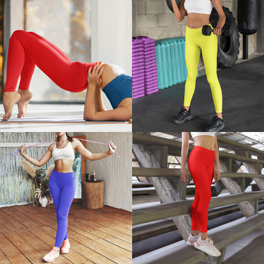 Women's Casual Ultra-Soft Workout Yoga Leggings (3-Pack) product image