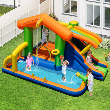 8-in-1 Multifunctional Water Park with Slide product image 8-in-1 Multifunctional Water Park with Slide product image