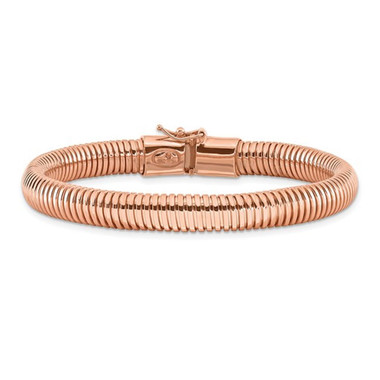Rose Gold-Plated Sterling Silver Polished Bracelet product image Rose Gold-Plated Sterling Silver Polished Bracelet product image