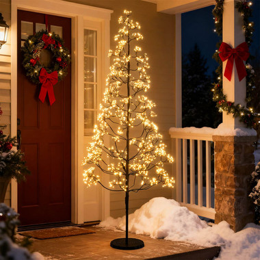 Lighted Alpine Artificial Tree (5-, 6- or 7-foot) product image