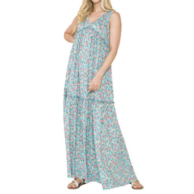 Women's Floral Tiered Maxi Dress product image