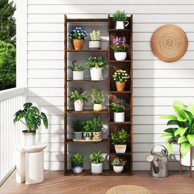 6-Tier Bookshelf with 11 Open Shelves product image