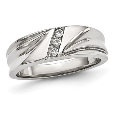 Mens Stainless Steel Band Ring  product image