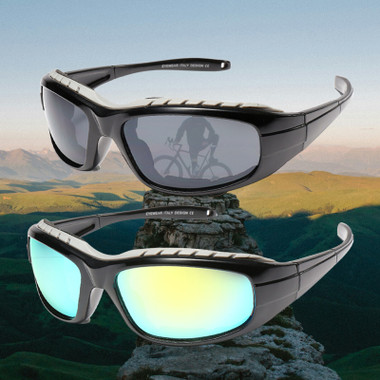 Motorcycle Riding Wind-Resistant Sunglasses (2-Pack) product image