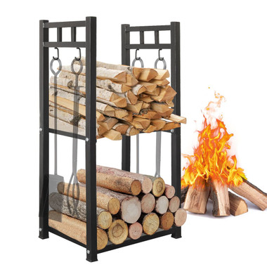 2-Tier Fireplace Log Rack Holder  product image