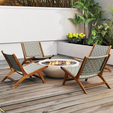 Patio Teak Wood Chair (1, 2, or 4-Pack) product image