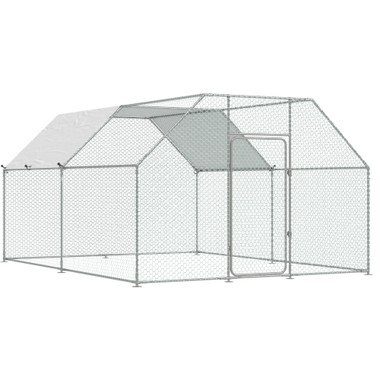Large Metal Chicken Coop Run with Cover product image