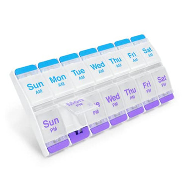 Ezy Dose Push Button 7-Day Pill Case AM/PM product image