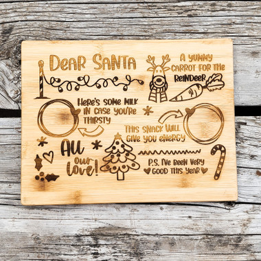 Wooden Christmas Etching product image