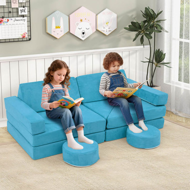 Kids' Modular Play Sectional Sofa (14 Pieces) product image