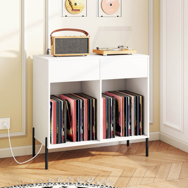 Large Record Player Stand Charging Station product image
