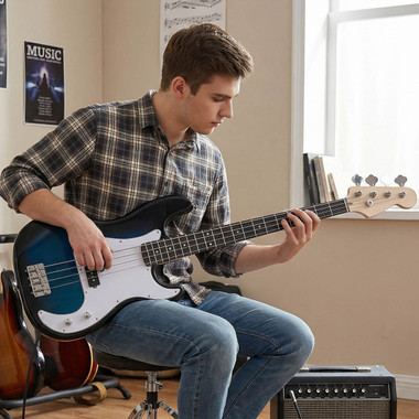 Electric Bass Guitar with Double Pickups product image