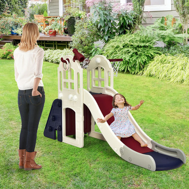 6-In-1 Large Slide for Kids with 3-Step Ladder product image
