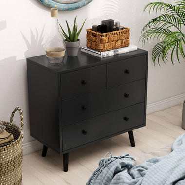Mid-Century 4-Drawer Dresser product image