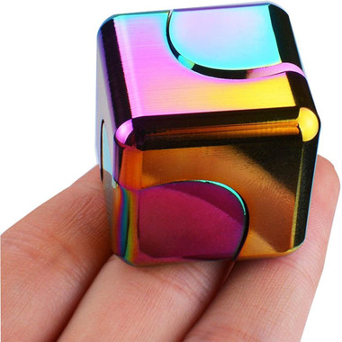 Premium Metal Cube Fidget Spinner product image