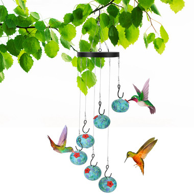Wind Chimes Hummingbird Feeder  product image