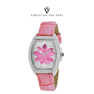 Christian Van Sant Women's Lotus Pink Dial Watch product image