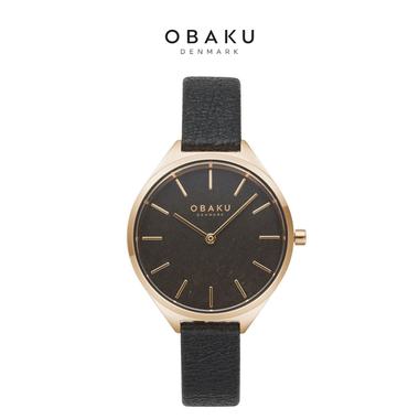 Obaku Women's Kaffe Black Dial Watch product image
