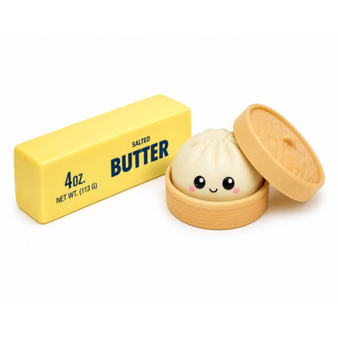 Butter Squishy + Squishy Dumpling Fidget Combo Pack product image
