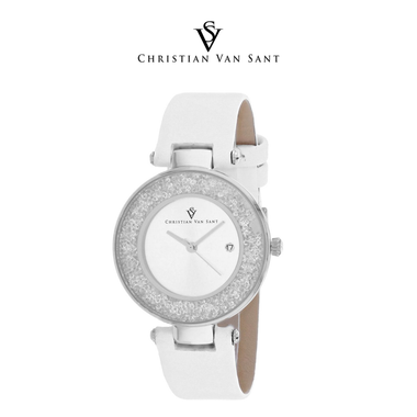 Christian Van Sant Women's Dazzle Silver Dial Watch product image