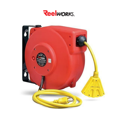 ReelWorks Mountable Retractable Extension Cord  Reel product image