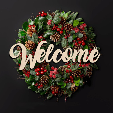Wood DIY "Welcome" Sign product image