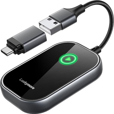 Luckymore Carplay Adapter Converts Wired to Wireless Dongle product image